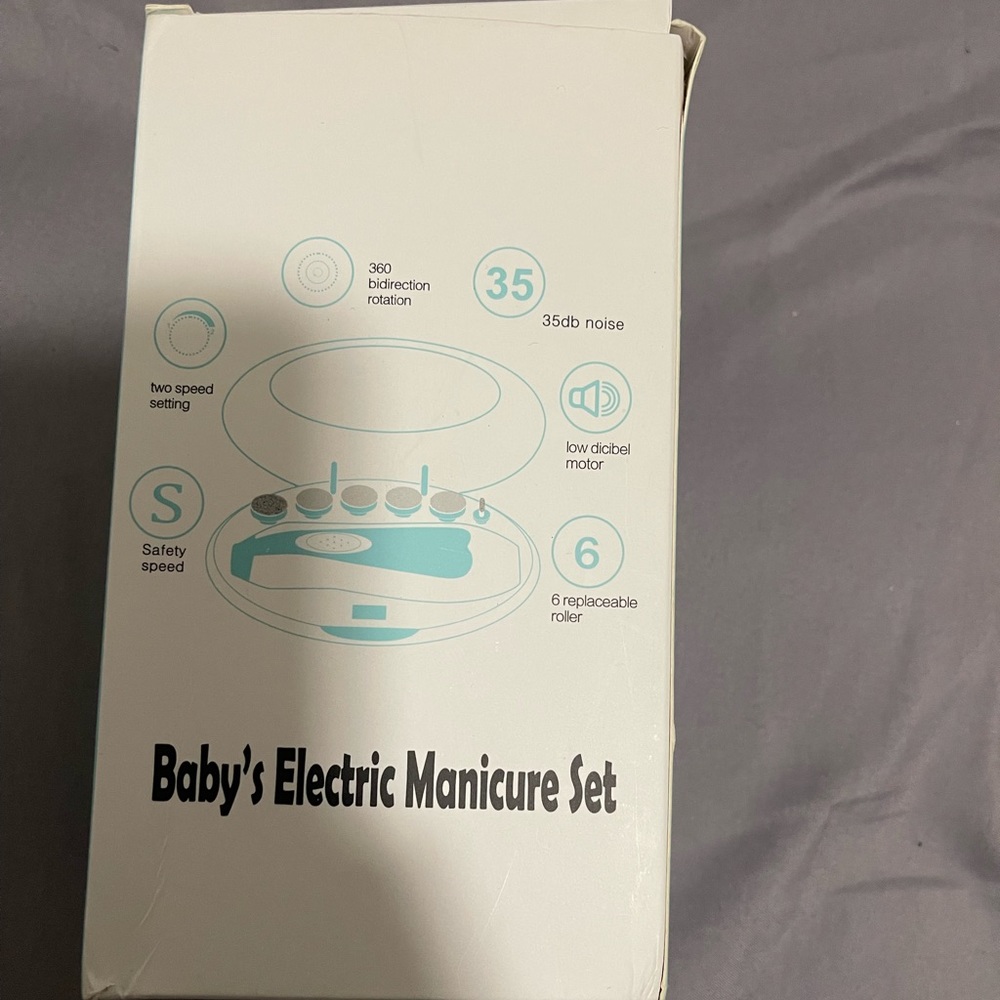Baby electric nail file